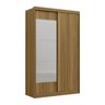 Guarda-roupa Solteiro com Espelho 2 Portas de Correr Muriqui Maxx CabeCasa MadeiraOriginals - 9