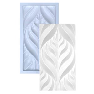 Forma Molde Gesso 3d e Cimento Abs Plástico Fdg Placa Parede