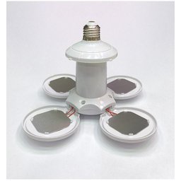 Lâmpada Led Pétala Dobrável Potente Escritório Salão Cozinha Snel Home - 15