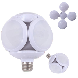 Lâmpada Led Pétala Dobrável Potente Escritório Salão Cozinha Snel Home - 3