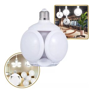Lâmpada Led Pétala Dobrável Potente Escritório Salão Cozinha Snel Home