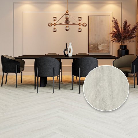 Piso Vinílico Colado Régua 2mm Caixa com 4,39m² Pix Revestimentos