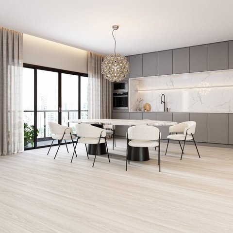 Piso Vinílico Colado Régua 2mm Caixa com 4,39m² Pix Revestimentos