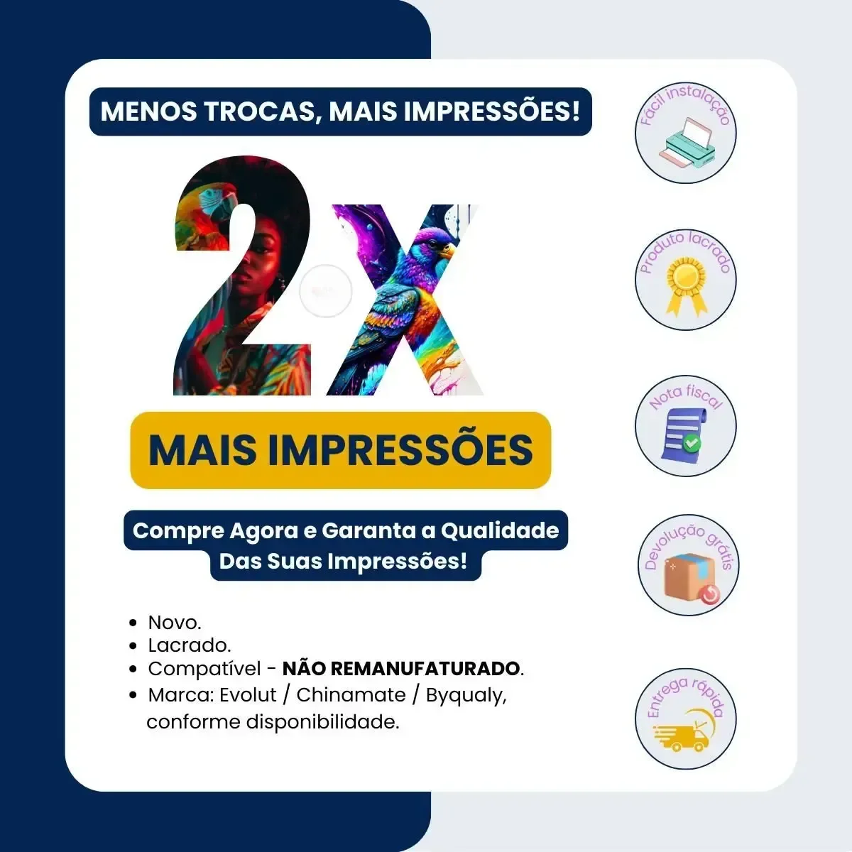 Toner Evolut Compatível 285a 435a 436a 278a Novo e Lacrado - 4