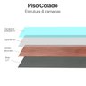 Piso Vinílico Colado 18cm x 2mm x 1,22m Pix Revestimentos caixa com 4,3354m² - 6