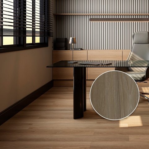 Piso Vinílico Colado Régua 2mm Caixa com 4,39m² Pix Revestimentos
