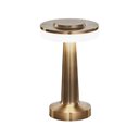 Ver imagem 2 de Abajur Dourado Pharos Led Taschibra Recarregável sem Fio 2w Sensor Touch - Dourado