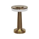 Ver imagem 1 de Abajur Dourado Pharos Led Taschibra Recarregável sem Fio 2w Sensor Touch - Dourado