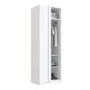 Ver mais imagens de Guarda Roupa Modulado 100% MDF 2 Peças com Canto Reto 3 Portas e Gavetas Integrato Branco