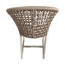 Ver imagem 4 de Kit 6 Cadeiras de Jantar Salinas em Corda Naútica Champanhe Base Alumínio Rami