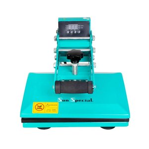 Prensa Térmica Plana Azul Ciano SS-ZH-2122 220v - Sun Special