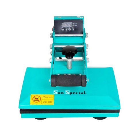 Prensa Térmica Plana Azul Ciano SS-ZH-2122 220v - Sun Special