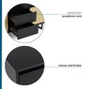 Ver imagem 7 de Gabinete para Banheiro em MDF Jungle Preto