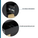 Ver mais imagens de Gabinete para Banheiro em MDF Jungle Preto