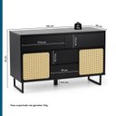 Ver imagem 4 de Gabinete para Banheiro em MDF Jungle Preto