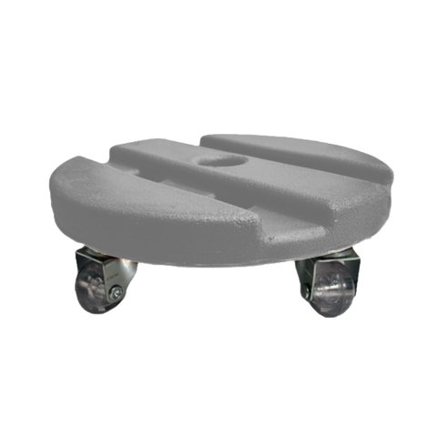 Prato Suporte com Rodizios Redondo para Vasos e Utensílios 29 Cm