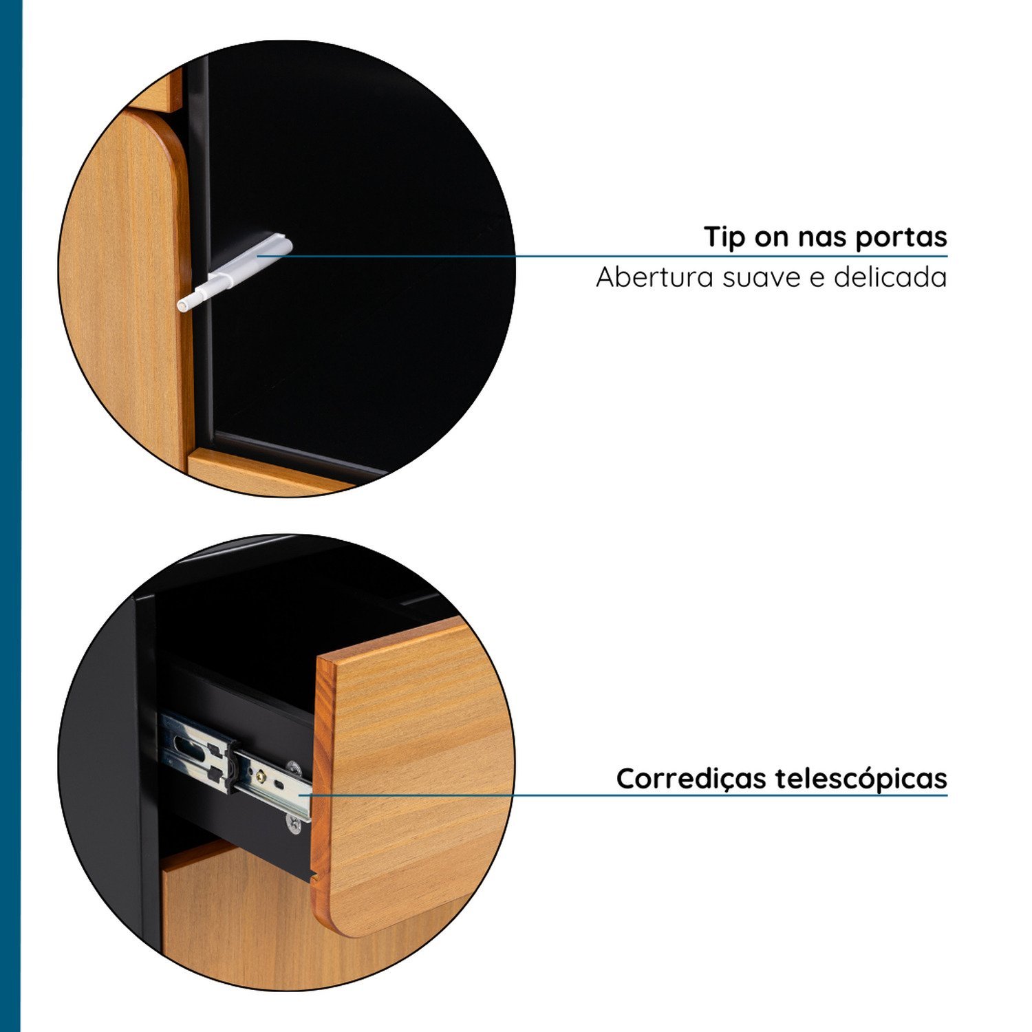 Gabinete para Banheiro em Madeira Maciça e Mdf Eclipse - 7