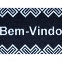 Ver imagem 3 de Tapete de Poa de Entrada Coração 60x40cm - Uzoo Tapete Entrada 60x40cm Coracao Preto-branco S19