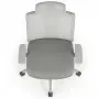 Ver imagem 6 de Cadeira Escritório Giratória Presidente Flow F02 Base Cinza Crepe Cinza - Lyam Decor