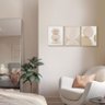 Kit 3 Quadros Abstrato Boho Minimalista - 2