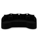 Ver imagem 2 de Sofá Living Decorativo Salinas 3 Lugares 230cm Modulado com Almofadas Veludo G33 - Gran Belo