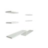 Kit Rack Suspenso Premium Mod 2 - Mdf Branco- Marca Hayner - 3