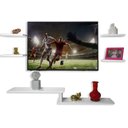 Ver imagem 1 de Kit Rack Suspenso Premium Mod 2 - Mdf Branco- Marca Hayner