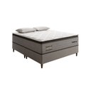 Ver imagem 2 de Colchão King Mola Ensacada D45 193CMX32CMX203CM Valery Móveis Bom Pastor Cinza/Branco