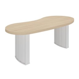 Mesa para Escritório Diretor Organic com 2 Gavetas - 3
