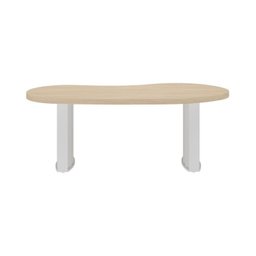 Mesa para Escritório Diretor Organic com 2 Gavetas - 5