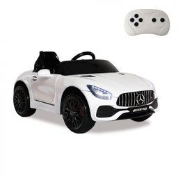 Carro Elétrico Mercedes Benz 12V Controle Remoto - Xalingo - Branco - 2