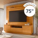 Ver imagem 6 de Estante para TV e Home Theater até 75 Polegadas 200CMX196CM Nilo Marrom Cinamomo