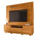 Ver imagem 3 de Estante para TV e Home Theater até 75 Polegadas 200CMX196CM Nilo Marrom Cinamomo