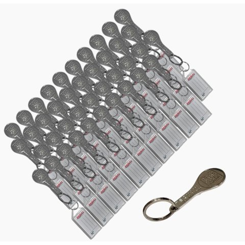 Kit 40 Chaves Tecnow  para Trava de Carrinho de Compras em condominio