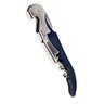 Saca Rolhas Vinho Garrafa Manual Tradicional Inox Azul - 3