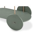 Ver imagem 3 de Carrinho Bar Oval Dourado Bebidas Café