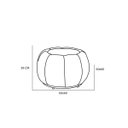 Ver imagem 6 de Kit Poltrona com Almofada e Puff Concha Fixo Boucle - Estopar