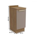 Ver imagem 3 de Balcão de Cozinha 40 Cm Isabel 1 Porta Nogueira/fendi - Kappesberg