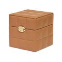 Ver imagem 2 de Caixa Decorativa em Mdf com Revestimento em Pu Caramelo 15cm 20790 Mart