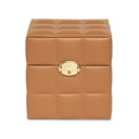 Ver imagem 1 de Caixa Decorativa em Mdf com Revestimento em Pu Caramelo 15cm 20790 Mart