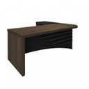 Ver imagem 4 de Escrivaninha Mesa Escritório em L Diretor em Tamburato com 2 Gavetas com Chave