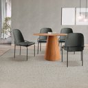 Ver imagem 1 de Conjunto Sala de Jantar Mesa Cone 108cm e 4 Cadeiras Maya Natural e Preto