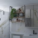 Ver imagem 3 de Suporte Gourmet em Metal Preto 80x50x20 Moderno