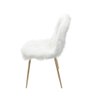 Cadeira Tania - Pelo Branco - 2