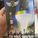 Ver mais imagens de Lâmpada Led 12w E27 Rgb Colorida com Caixa de Som