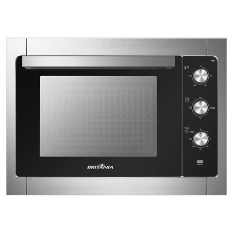 Forno Elétrico de Embutir Britânia Bfe47p 47 Litros Inox 220v