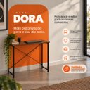 Ver imagem 2 de Mesa Dora Escrivaninha Preto/Imbuia Compacta 76x45cm
