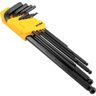 Jogo Chave Allen 1,5 a 10mm Crv Longa Abaulada com 9 Peças Vonder - 4