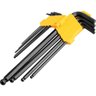Jogo Chave Allen 1,5 a 10mm Crv Longa Abaulada com 9 Peças Vonder - 5