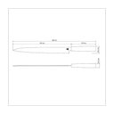 Ver imagem 2 de Faca Yanagiba Tramontina Sushi com Lamina em Aço Inox e Cabo de Nylon 13"